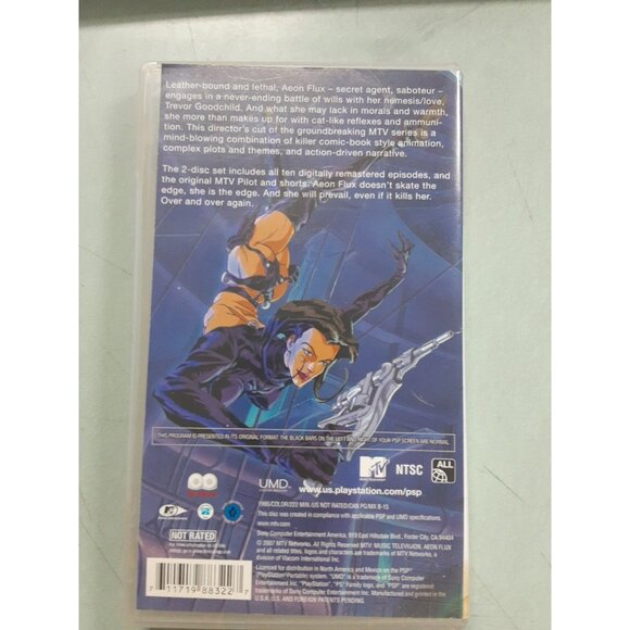 Aeon Flux The Complete Animated Collection (UMD, 2008, 2-Disc Set, Sony PSP) - Picture 2 of 6